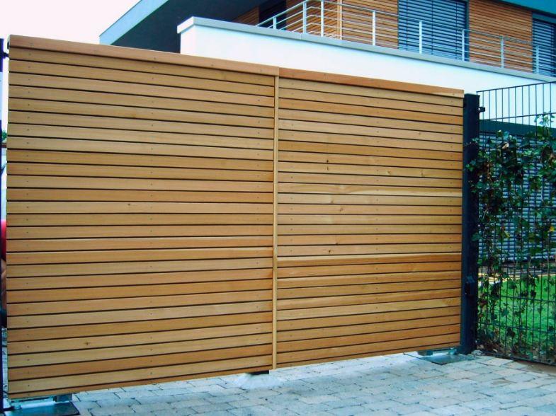 Wooden Automatic Swing Gate